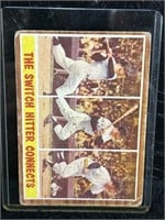 1962 Topps The Switch Hitter Connects #318