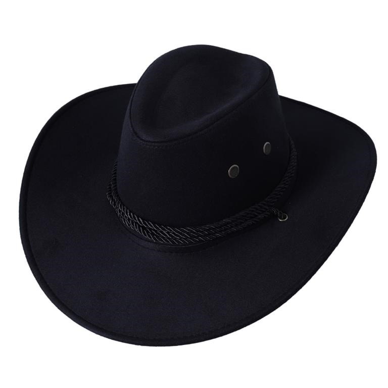 R1511   Cowboy Hat Roll Up Wide Brim Hat