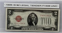 1928-G $2 Uncirculated Legal Tender Note