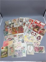 Antique Grouping of Valentine’s  day postcards