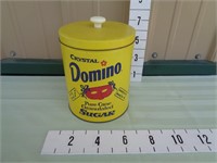 Vintage Domino Sugar  Yellow Collector Tin