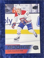 2021/22 Cole Caufield Rookie card Upper deck