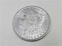 1883 O Morgan Silver Dollar Coin  UNC?