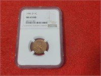 1941 D RB Cooper Penny - NGC Certified