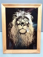 Lion Glass Picture