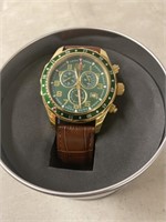 32 brand wristwatch Swiss movement, with leather