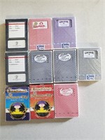 10 Sealed Casino Card Decks