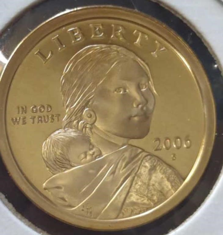 Proof 2000 S Sacagawea US $1 coin