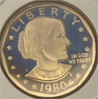 Proof 1980s Susan b. Anthony dollar