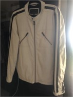 XXL White Men's leather Jacket By Wilson Leather