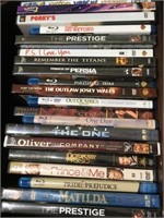 (20) DVD & Blue Ray Movies