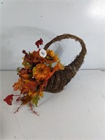 National Tree Artificial Autumn Cornucopia Basket