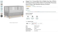 W5244 5-in-1 Convertible Crib, Easy to Clean