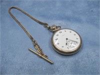 Antique 14KGF Tested Elgin Pocket Watch Works