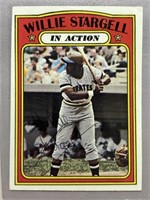 1972 WILLIE STARGELL SIGNED TOPPS CARD