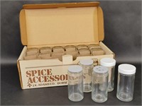 Spice Accessories from Adams Glass Jars