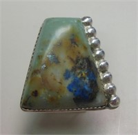 Sterling Silver & Cerrillos Turquoise SW Ring