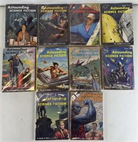 10pc 1953-59 Astounding Science Fiction Books