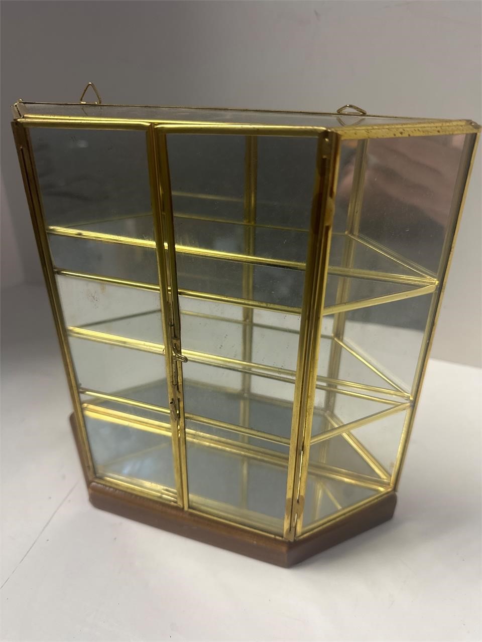 Small glass display case