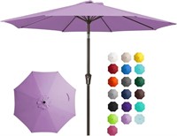 FM8163  JEAREY 9FT Patio Umbrella, Taro Purple