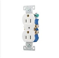 10pk Eaton 15Amp 125volt Residential Outlet $25