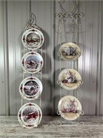 Plate Racks with Decorative Plates