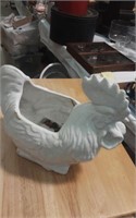 Rooster and pig Planters pot