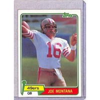 1981 Topps Joe Montana Rookie