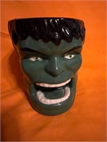 Marvel Hulk Mug 5 1/2” tall 6” from handle/edge