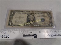 $1 US Silver Certificate Note 1935-G
