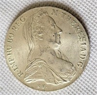 Austria Maria Theresa 1Thaler Silver Coin Restrike