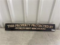 2' Wooden Sign