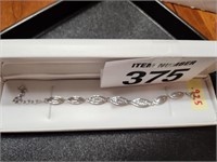 Silver bracelet - adjustable