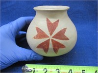 southwestern 4in tall pottery vase