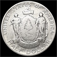 1920 Maine Half Dollar LIGHTLY CIRCULATED