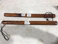 2 18'' Wooden Batons