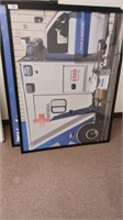 2 Large Picture Frames 50" x 37 1/2" & Wipe Off