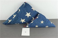 Large 45 Star American Flag and medium 48 Star Ame