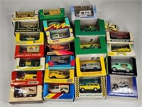 ASSORTED LOT OF YORK FAIR TRUCKS W/ BOX