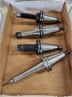 GROUP OF (4) CAT40 TOOL HOLDERS, ER16-5",