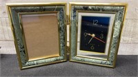 Working Clock & Picture Frame Set