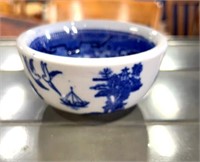 Blue and white bowl