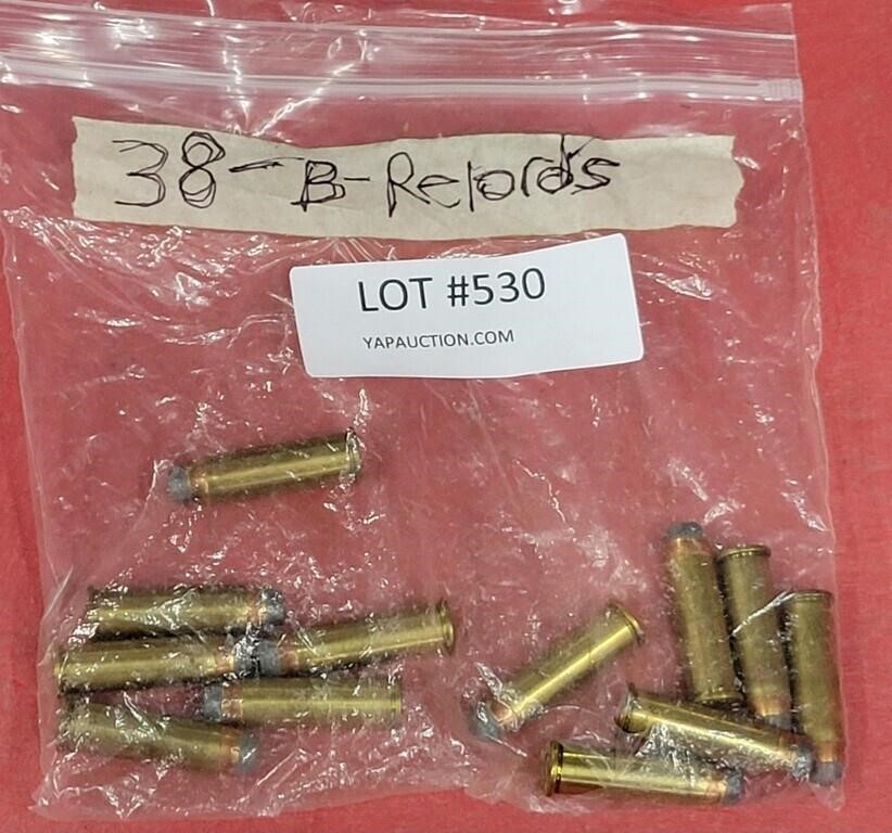 APPROX 12 .38 SPECIAL RELOADED CARTRIDGES