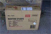 Baxton Studio Espresso TV Stand w/ Three Drawers