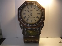 Antique St. Leneord Wall Clock, 17x6x27