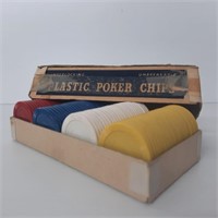 Vintage - Poker Chips  Box