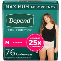 Depend Fresh Protection Adult Incontinence & Postp