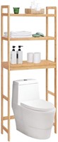 N9061  SONGMICS Bamboo Over Toilet Shelf