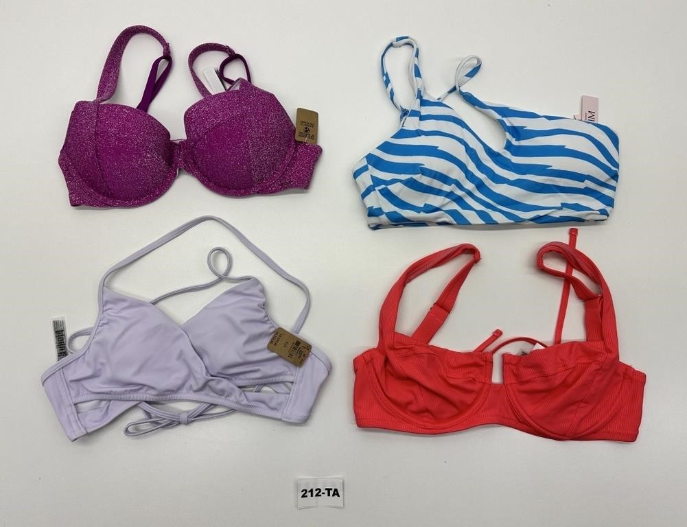 (4) x VICTORIA'S SECRET SWIMSUIT TOP - SIZE S