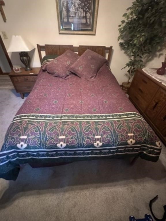 Vintage 4 Piece Full Size Bedroom Suite